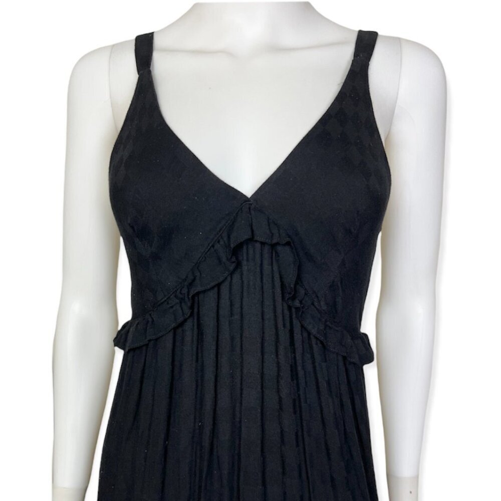 LACAUSA Nora Dress in Black Check - sz XS - Picture 5 of 9